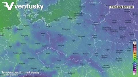 Prognoza temperatury na kolejne dni