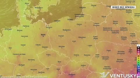 Prognoza temperatury na kolejne dni