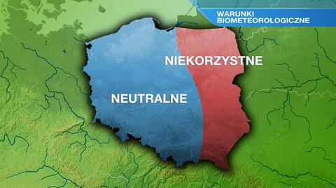 Warunki biometeo we wtorek