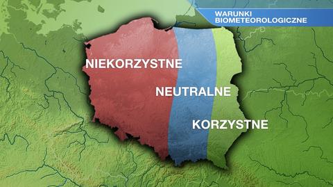 Warunki biometeo we wtorek
