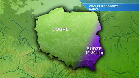 Warunki drogowe w czwartek