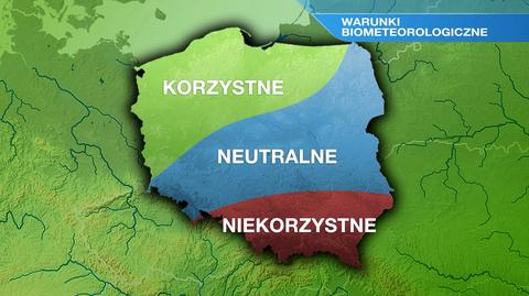 Warunki biometeo w czwartek 