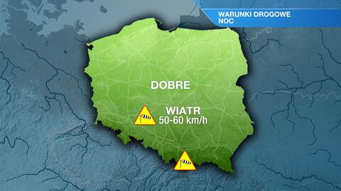 Warunki drogowe w nocy