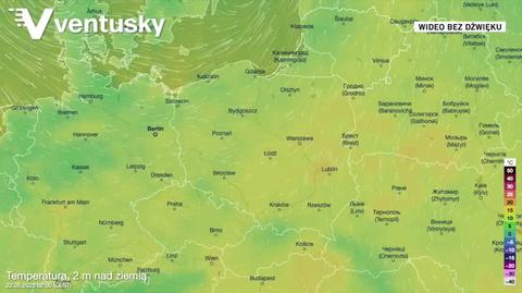 Prognoza temperatury na kolejne dni