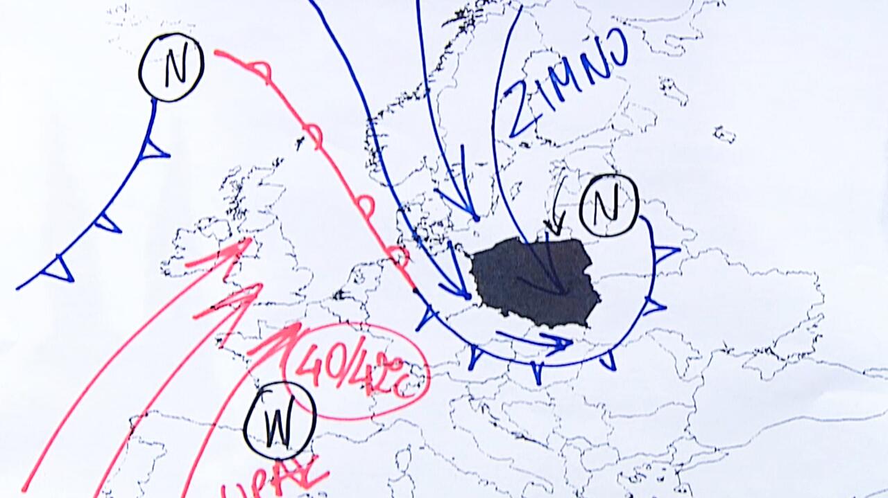 Anomalia temperaturowa w Polsce w połowie przyszłego tygodnia — chłodniej niż zwykle