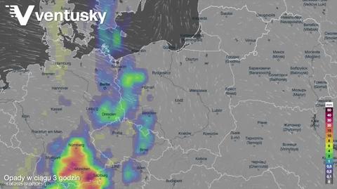 Prognoza opadów na kolejne dni