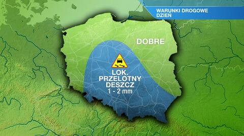 Warunki drogowe w czwartek