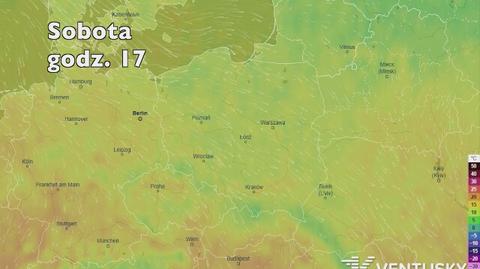 Temperatura w najbliższych dniach (ventusky.com | wideo bez dźwięku)