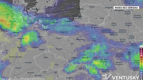 Prognozowane opady w najbliższych dniach