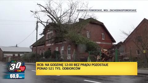 W południe bez prądu było ponad pół miliona odbiorców