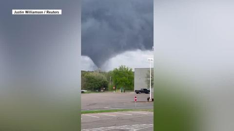A tornado appeared in Nebraska