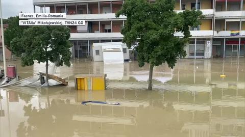 Zalana miejscowość Faenza