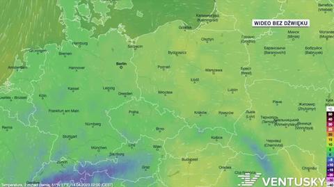 Prognoza temperatury na kolejne dni