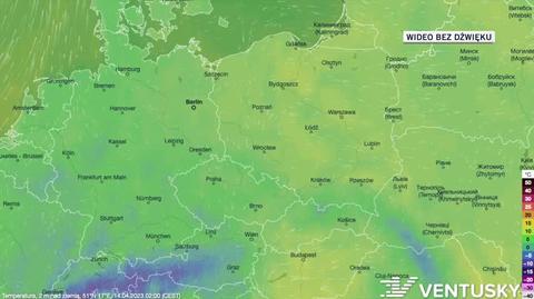 Prognoza temperatury na kolejne dni