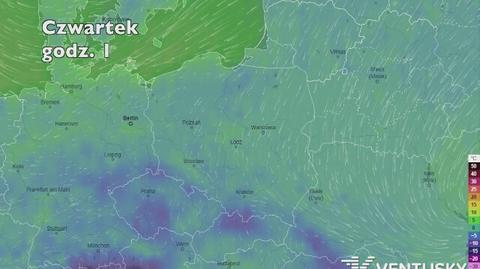 Temperatura w najbliższych dniach (ventusky.com | wideo bez dźwięku)