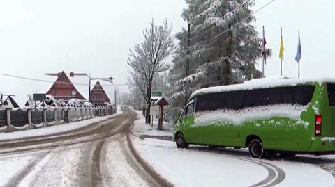 Śnieg zawitał na Podhale