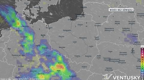 Prognoza opadów na kolejne dni