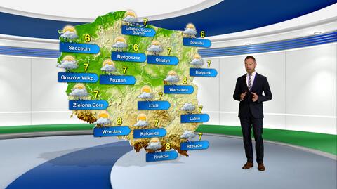 Prognoza pogody na poniedziałek 21.02