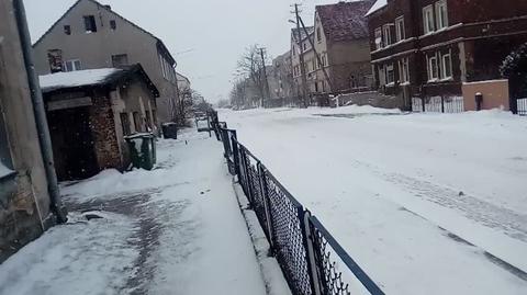 zima zimunia śnieżyce w Przemkowie