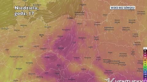 Temperatura w kolejnych dniach (Ventusky.com) | wideo bez dźwięku