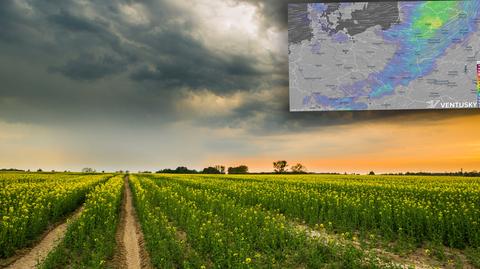 Prognozowane opady w kolejnych dniach