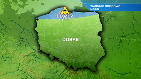 Warunki drogowe we wtorek 8.11