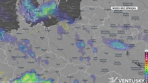 Prognozowane opady w dniach 6-10.03