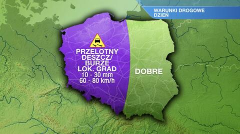 Warunki drogowe w piątek 19.08