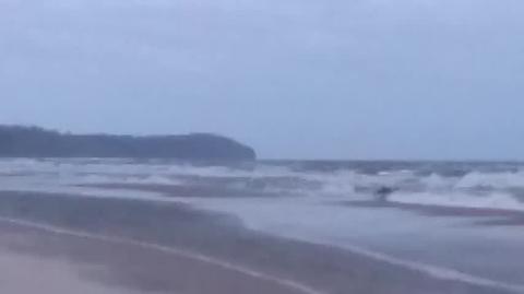 Władysławowo pomorskie sztorm Barbara