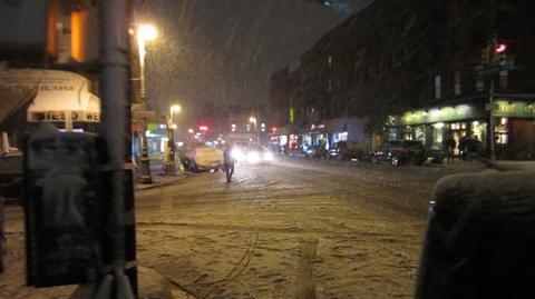Nowy Jork - pierwszy snieg, kolejny problem (3)