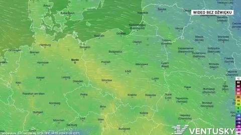 Prognoza temperatury na okres 04-08.03