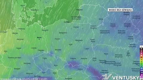 Prognozowana temperatura w dniach 14-18.02