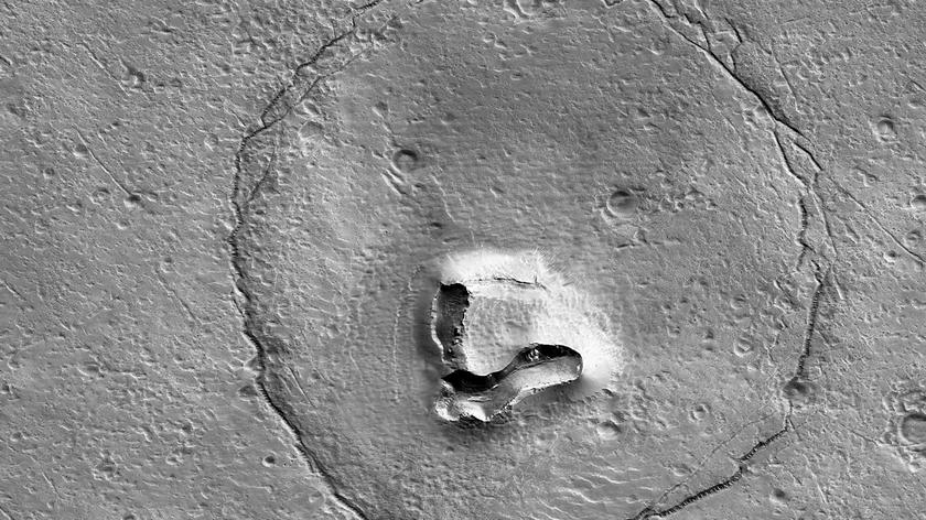 "Niedźwiedzia głowa" na Marsie