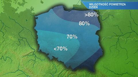 Warunki biometeorologiczne w piątek