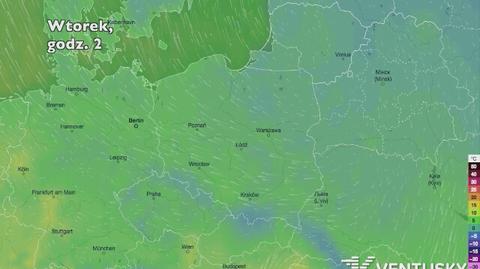 Temperatura w ciągu najbliższych pięciu dni (Ventusky.com) | wideo bez dźwięku