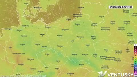 Prognoza temperatury na kolejne dni