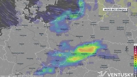 Prognoza opadów na kolejne dni