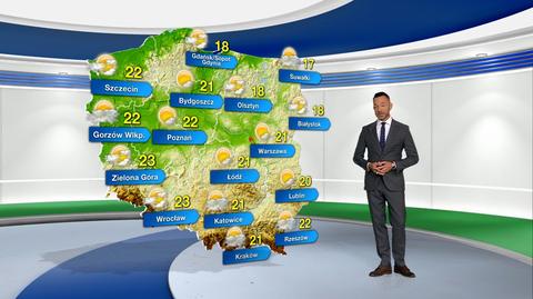 Prognoza pogody na poniedziałek