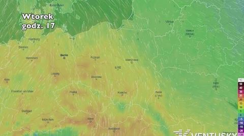 Temperatura w najbliższych dniach (ventusky.com)