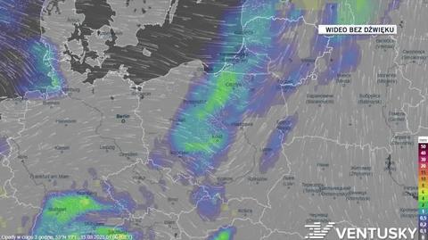 Prognozowane opady w ciągu nadchodzących dni