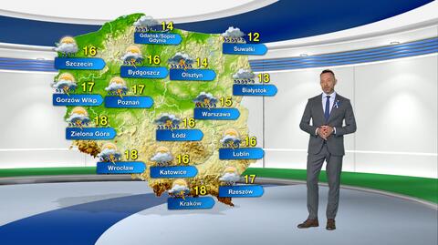 Prognoza pogody na poniedziałek 30.05