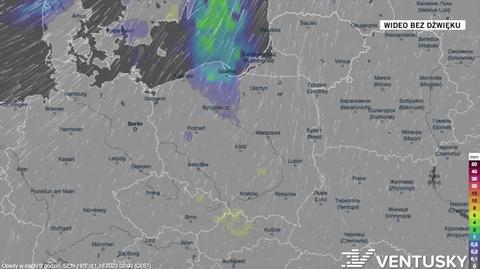 Prognozowane opady w najbliższych dniach