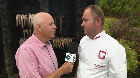 Tomasz Zubilewicz rozmawia z Piotrem Zawalichem, szefem kuchni