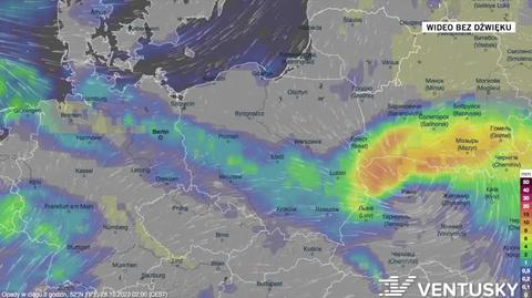 Prognoza opadów na okres 28.10-01.10