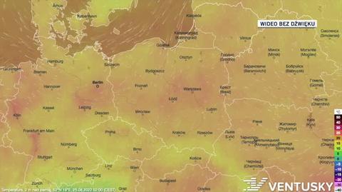 Prognoza temperatury na kolejne dni