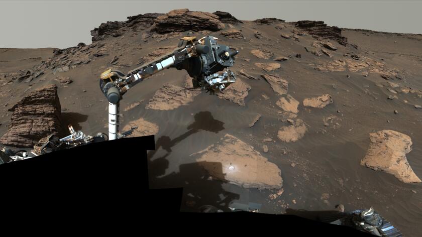 Łazik SFR na Marsie - wizualizacja