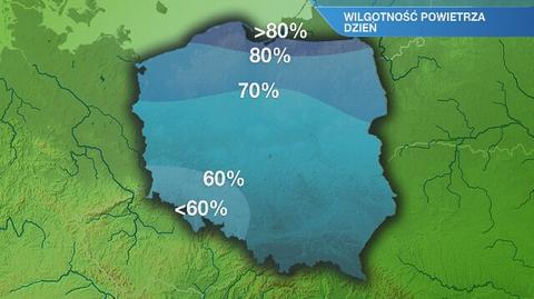 Warunki biometeorologiczne w czwartek