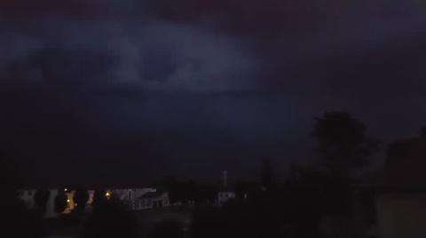 Burza zbliża się do Piły wielkopolska