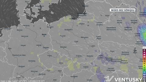 Prognoza opadów w dniach 14-18.02