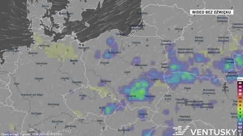 Prognozowane opady w dniach 10-14.06